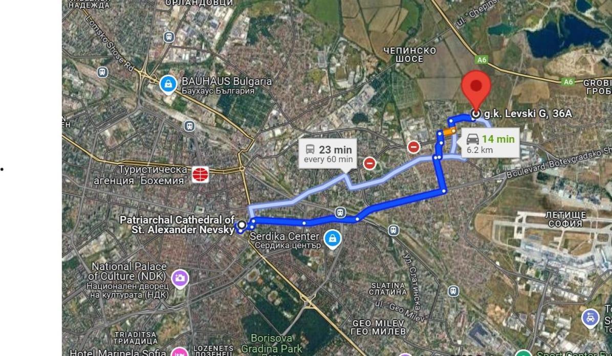 Levskig Studio 10 Min From Sofia Airport And City Centre Eksteriør bilde